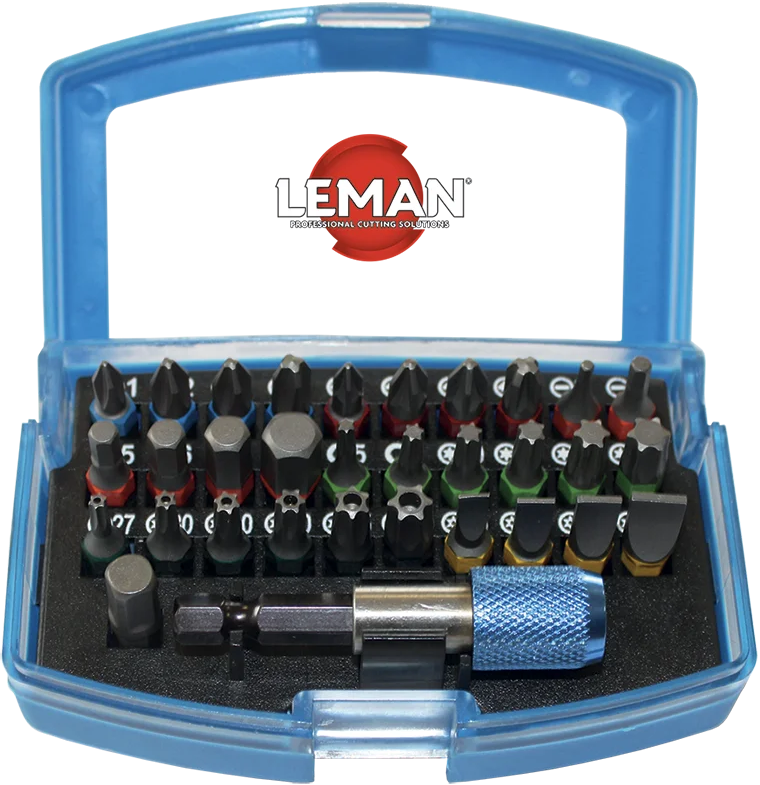 LEMAN Coffret embouts de vissage - 32 pcs