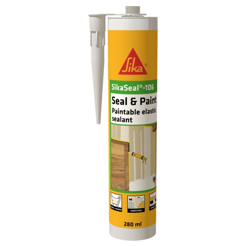 SikaSeal-106 Construction Seal &
Paint 280ml [White]