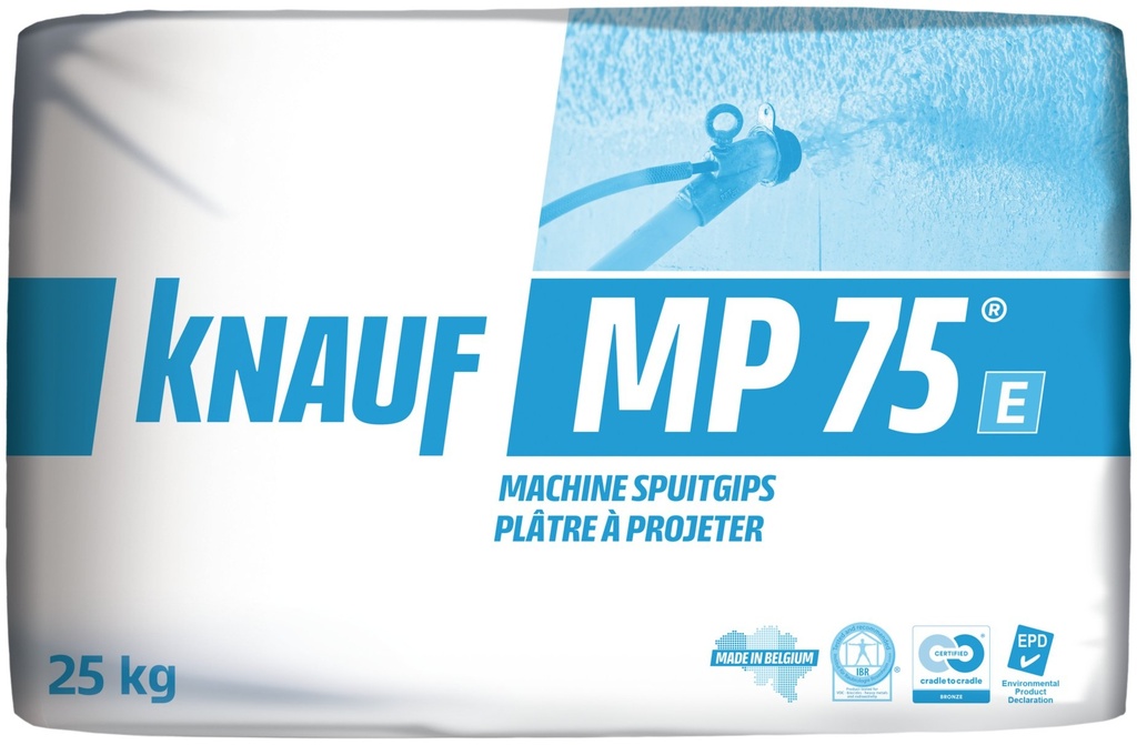 MP75  Plâtre à projeter 25KG 45/Pal