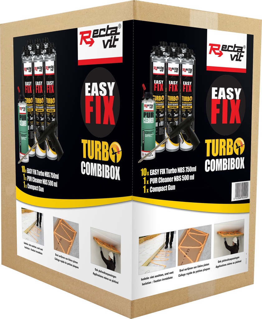 RECTAVIT Easy fix turbo combibox 10x750ml