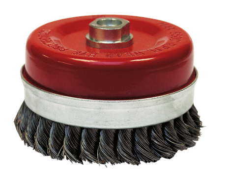 BROSSE CONIQUE D.65 M14 FIL 0.35 ACIER TORSADE