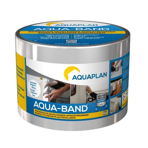 [05428721] AQUAPLANBande d'étanchéité autocollante Aqua-Band alu 5 m x 10 cm