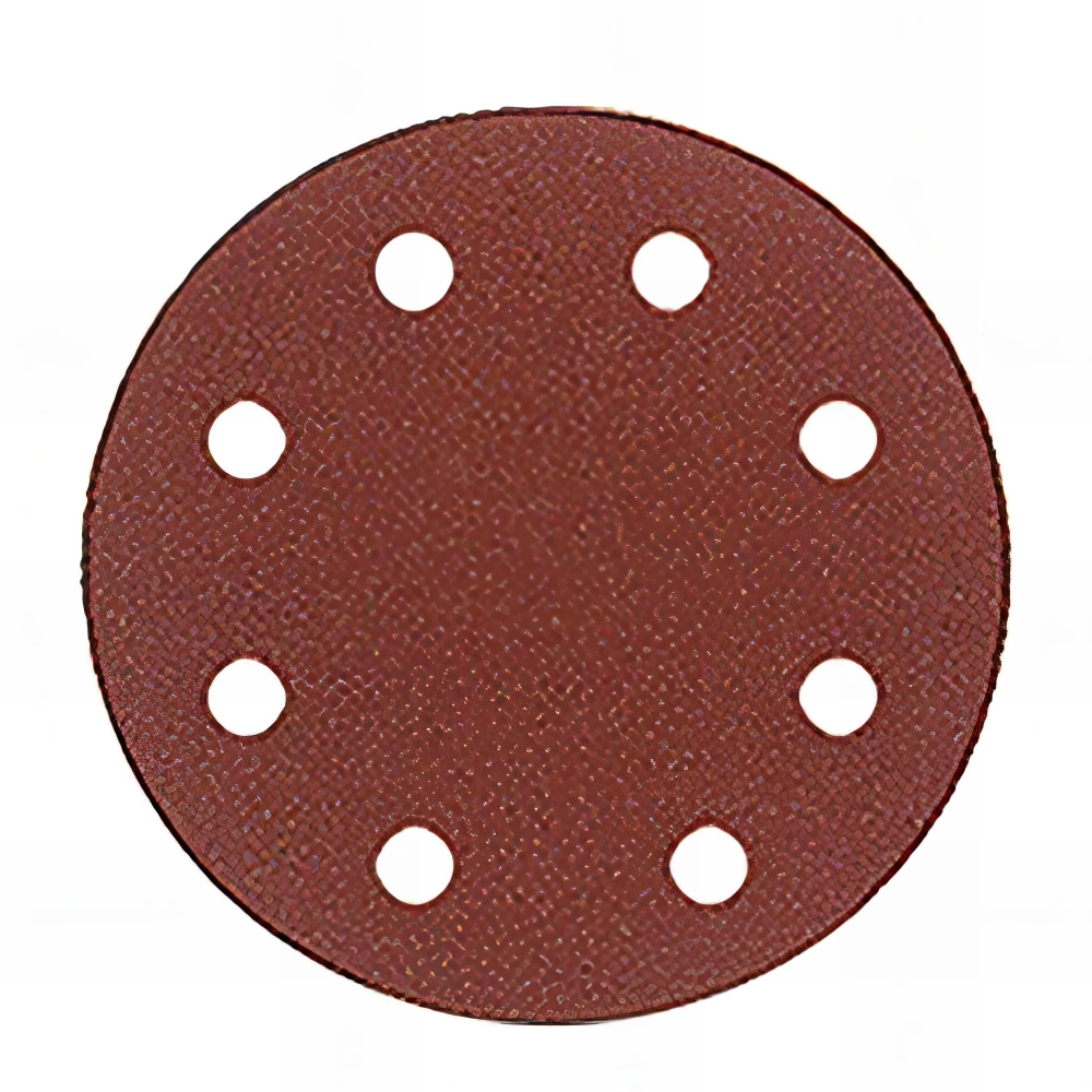 [115.08.01] 6 DISQUES VELCRO 8 TROUS  D.115 GR 40