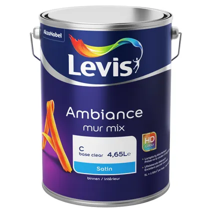 [LMBAMS5C] Levis Peinture Ambiance Mur mix base C satin 5L